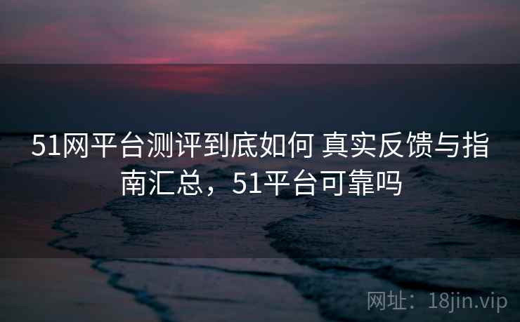 51网平台测评到底如何 真实反馈与指南汇总，51平台可靠吗