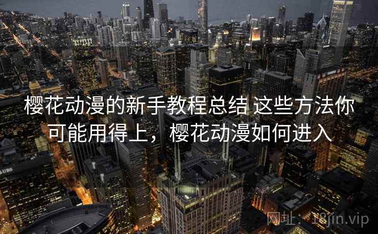 樱花动漫的新手教程总结 这些方法你可能用得上，樱花动漫如何进入