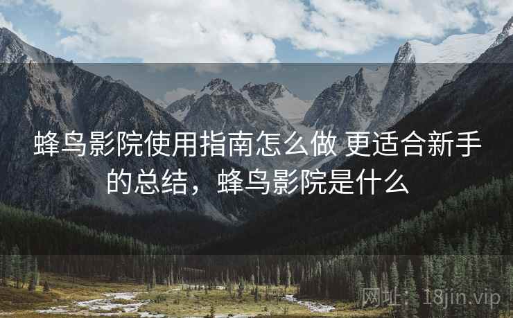 蜂鸟影院使用指南怎么做 更适合新手的总结，蜂鸟影院是什么