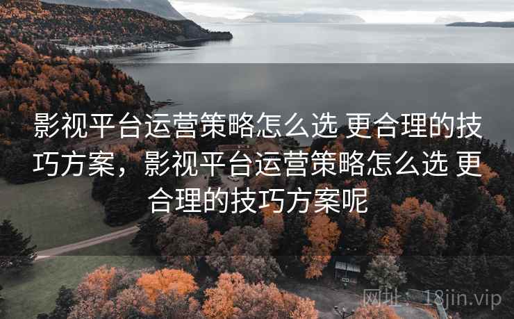影视平台运营策略怎么选 更合理的技巧方案，影视平台运营策略怎么选 更合理的技巧方案呢